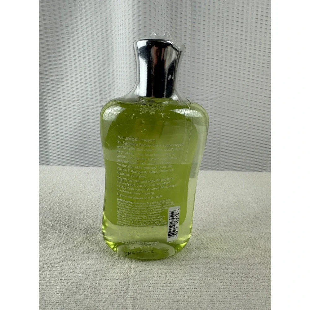 Bath & Body Works Cucumber Melon Body Gel 10oz‎ Retired Scent New Sealed